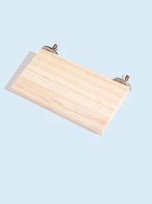 Đồ chơi chim đứng bằng gỗ 1 cái - Màu be - Xem 3