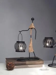 1 Đế Nến Bằng Sắt, Hình Sáng Tạo & Thiết Kế Đèn Lồng Chân Nến Cho Gia Đình - Nhiều màu - Xem 5