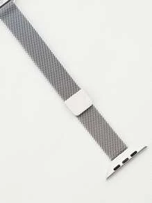 1x Dây đeo bằng thép không gỉ từ tính Tương thích với Apple Watch - Bạc - Xem 3