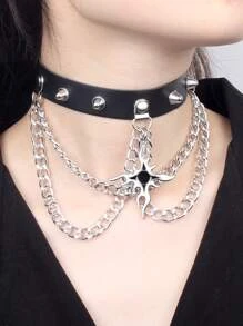 Vòng cổ - màu đen - Xem 1