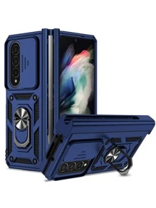 适用于男士手机壳，适用于 16男士款，男士磁吸式手机壳带指环支架，国际版，非国内版 - 藍色 - 查看 1