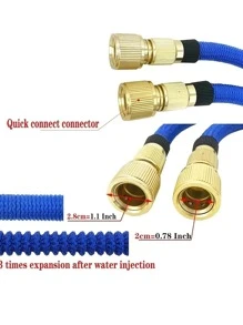 5pcs High-pressure Water Gun & Hose Set, TPE Water Pipe For Garden - Multicolor - View 7