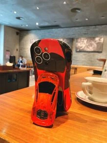 1 Miếng Đúng mốt Đua xe Imd Kỹ thuật công nghệ Loại vỏ , Mềm mại Và Cứng , Chống giọt bắn , Chống mồ hôi , Chống dấu vân tay , Bền chặt , Mờ dần , Tương thích với iPhone - Đỏ - Xem 8