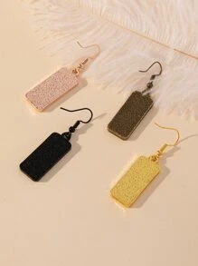 12入組/套矩形DIY耳環配件 - 彩色 - 查看 3