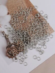 200 cái/bộ vòng nhảy/vòng chia để làm đồ trang sức và sửa chữa vòng cổ - Bạc - Xem 2