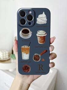 Funda para móvil con patrón de café - Multicolor - Ver 2