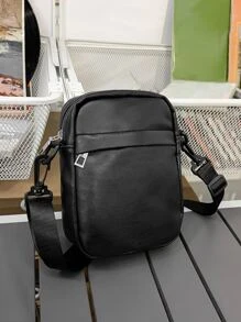 Học sinh trung học Đại học năm nhất Túi đeo vai đa năng Túi thường ngày Túi vuông tối giản cho nam, Túi xách, Cao đẳng, Ngoài trời, Thể thao, Túi đeo chéo Quà tặng lý tưởng Túi đeo chéo cổ điển đơn giản Túi màu đen Túi quà tặng cổ điển Gói Túi đeo chéo Túi mùa xuân Túi cổ điển Đồ dùng học tập Ví Túi đeo chéo cho nam - màu đen - Xem 7