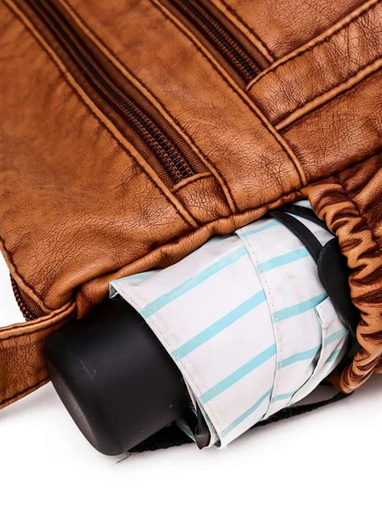 Minimalist Zipper Hobo Bag Classic Style Purse 4pcs Set, Women Fashion Tote Bag & Shoulder Bag & Clutch Bag & Card Holder Set