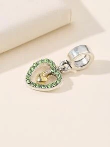 Colgante DIY con diamante de imitación con corazón - Multicolor - Ver 2