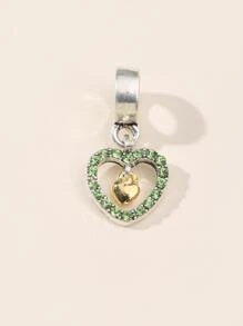 Colgante DIY con diamante de imitación con corazón - Multicolor - Ver 4