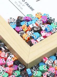 50pcs/set Owl Design DIY Bead - Multicolor - View 2