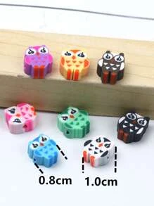 50pcs/set Owl Design DIY Bead - Multicolor - View 3