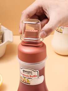 1入組EVA調味擠壓瓶帶貼紙 - 粉色 - 查看 5
