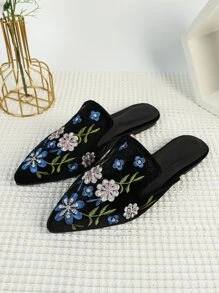 Giày bệt Nữ - màu đen - Xem 1