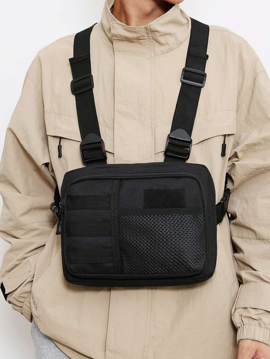 Men Minimalist Chest Rig Bag
