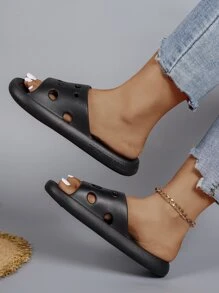 Trang trình bày Nữ màu trơn Mát mẻ - màu đen - Xem 2