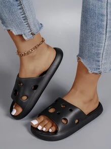 Trang trình bày Nữ màu trơn Mát mẻ - màu đen - Xem 6