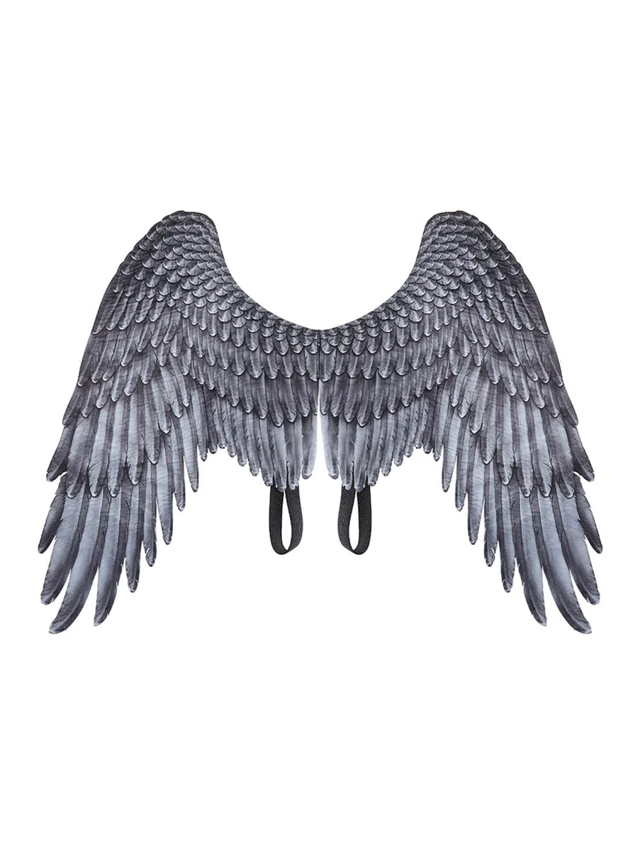 Black Non-Woven Fabric Angel Wings For Cosplay Decoration - Black - View 1
