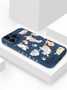 卡通貓手機殼 - 彩色 - 查看 1