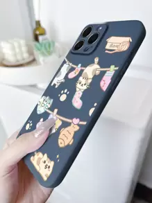 卡通貓手機殼 - 彩色 - 查看 3