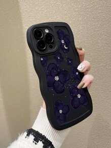 Ốp điện thoại chống rơi họa tiết hoa - Nhiều màu - Xem 2