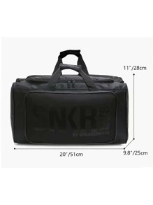 1入組字母圖案訓練包 - 黑色 - 查看 4