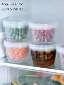 1pc PP Food Storage Box, Minimalist Clear Food Storage Jar For Kitchen