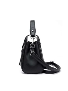 Túi đeo chéo Nữ - màu đen - Xem 4