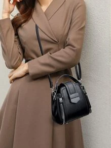 Túi đeo chéo Nữ - màu đen - Xem 6