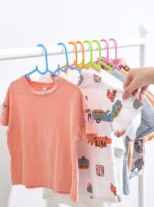 4入組黑色孩子們服裝,成年人內衣,女士文胸,薄和簡約風衣架,不是適用於懸掛重服裝 - 藍色 - 查看 7