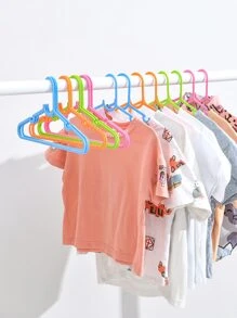 4入組黑色孩子們服裝,成年人內衣,女士文胸,薄和簡約風衣架,不是適用於懸掛重服裝 - 藍色 - 查看 8