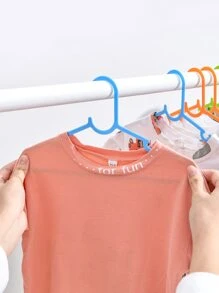 4入組黑色孩子們服裝,成年人內衣,女士文胸,薄和簡約風衣架,不是適用於懸掛重服裝 - 藍色 - 查看 6