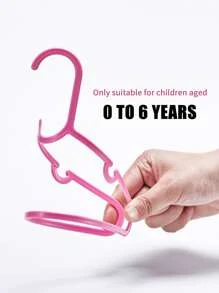 4入組黑色孩子們服裝,成年人內衣,女士文胸,薄和簡約風衣架,不是適用於懸掛重服裝 - 藍色 - 查看 2