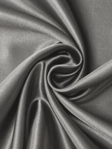 1對枕頭簡約緞面枕套