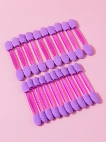 klimonla Nail Art Brushes Set,20pcs Double-Ended Nail Art Brush Pen,Brush Kit Nail Art Tool, Eye Shadow Brush,For Home Use and Professional Nail Salon - Purple - View 1