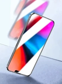 5 piezas Protector de pantalla de vidrio templado de alta definición / resistente a caídas y arañazos / sensible al tacto / fácil instalación sin burbujas / resistente a explosiones versión mejorada, compatible con iPhone / Samsung / Huawei / Xiaomi / OPPO / OnePlus / Asus / Vivo - transparente - Ver 2