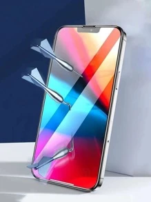 5 piezas Protector de pantalla de vidrio templado de alta definición / resistente a caídas y arañazos / sensible al tacto / fácil instalación sin burbujas / resistente a explosiones versión mejorada, compatible con iPhone / Samsung / Huawei / Xiaomi / OPPO / OnePlus / Asus / Vivo - transparente - Ver 5