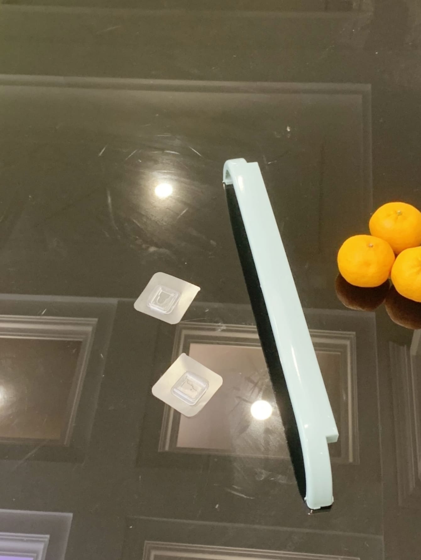 1pc Blue Towel Bar, Nordic Plastic Towel Rack For Bathroom - Multicolor - View 1