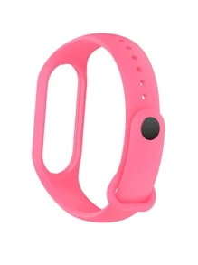 2 en 1 liso Funda & Correa de reloj compatible con Xiaomi - Rosa - Ver 2