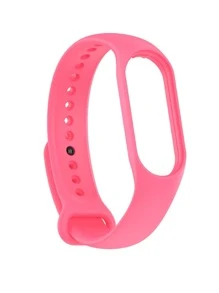 2 en 1 liso Funda & Correa de reloj compatible con Xiaomi - Rosa - Ver 3