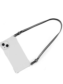 1入組雙頭手機掛繩 - 黑與白 - 查看 1