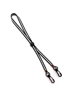 1入組雙頭手機掛繩 - 黑與白 - 查看 2