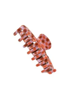 Floral Pattern Hair Claw - Multicolor - View 2