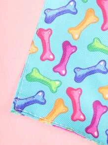 Supet 1入組寵物咀嚼口水圍兼項圈，適用於小型寵物 - 藍色 - 查看 5