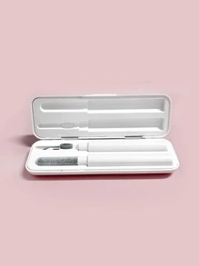 Bộ làm sạch tai nghe đa năng 2 chiếc có hộp lưu trữ Tương thích với AirPods - trắng - Xem 5