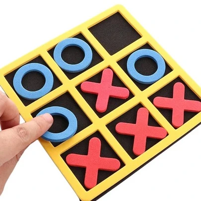 1件装亲子方格象棋游戏，互动休闲棋盘游戏，适合家庭使用