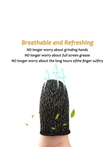 10入組透氣遊戲手指袖