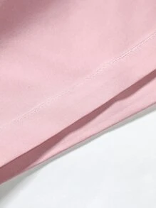 Manfinity RSRT Men Striped Shirt & Drawstring Waist Shorts Without Tee - Multicolor - View 3