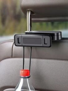 1pc Car Seat Back Holder - Black - View 2