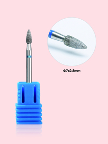 Nail Drill Bit, 1pc Metal Nail Bits For Nail Drill E-File, Bits Manicure Pedicure Remover Tools For Acrylic Gel Nails, Salon Home Nail Care Supplies For Acrylic Nail Gel Fast Remove